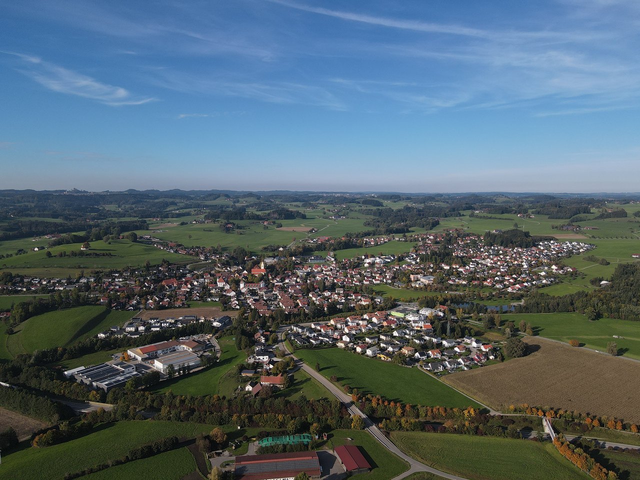 Luftaufnahme von Amtzell